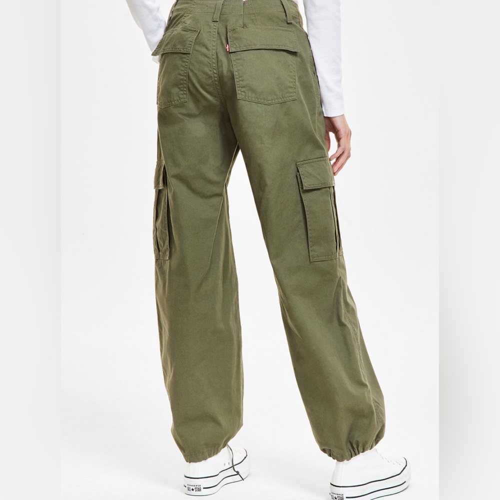New without tags Levi’s ‘94 BAGGY CARGO PANTS sz 27x30 in Olive - Picture 4 of 5